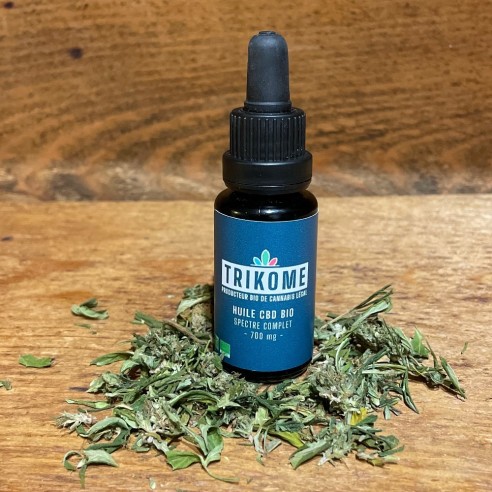 Huile CBD bio 500 mg - Direct Producteur - Fabrication française 2