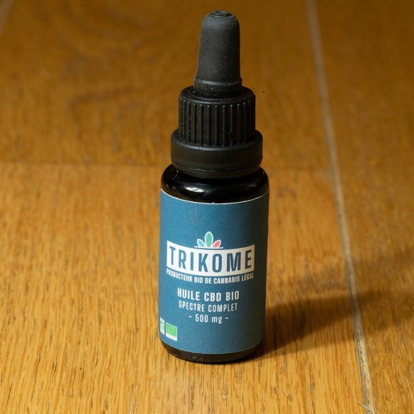 Huile CBD bio 500 mg - Direct Producteur - Fabrication française Huile CBD bio 500 mg - Direct Producteur - Fabrication française