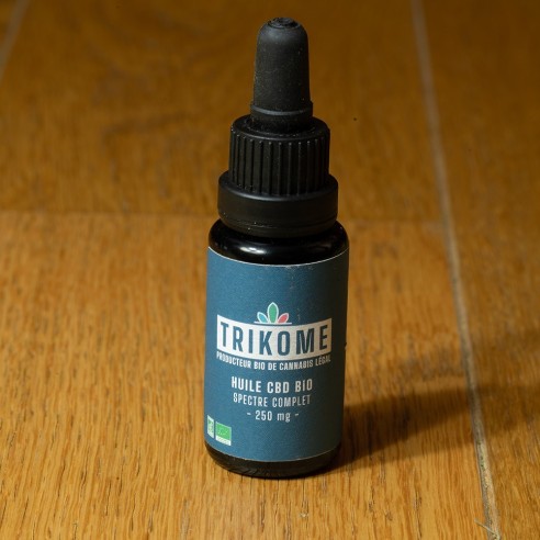 Huile CBD bio 250 mg - Direct Producteur - Fabrication française 2