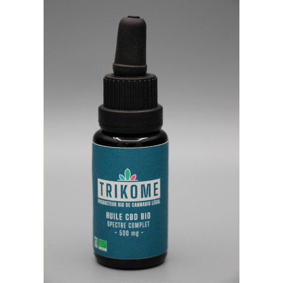 Huile CBD bio 500 mg - Direct Producteur - Fabrication française Huile CBD bio 500 mg - Direct Producteur - Fabrication française