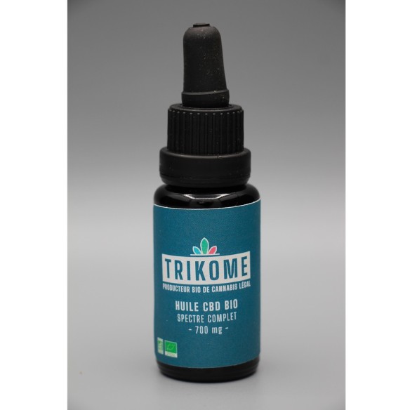 Huile CBD Bio 700 mg - 10 ml - Direct Producteur - Fabrication française Huile CBD Bio 700 mg - 10 ml - Direct Producteur - Fabrication française