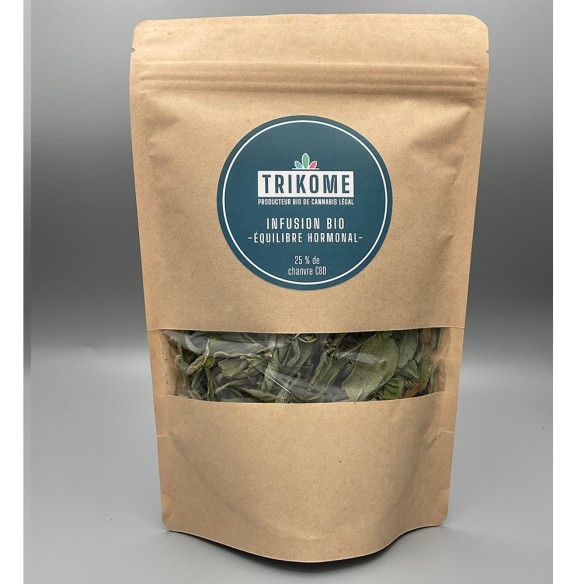 Infusion CBD bio - équilibre hormonal à base de chanvre naturel Infusion CBD bio - équilibre hormonal à base de chanvre naturel