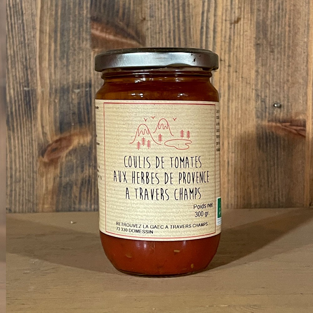 Conserve coulis tomate BIO