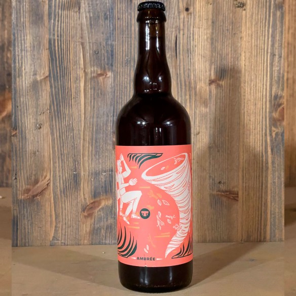 Bière ambrée Les Téméraires 75cl